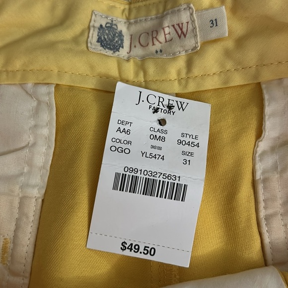 Men's Yellow Shorts - Picture 2 of 3